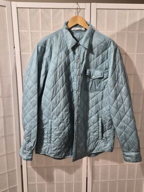 Criquet Blue Quilted Jacket Sz L